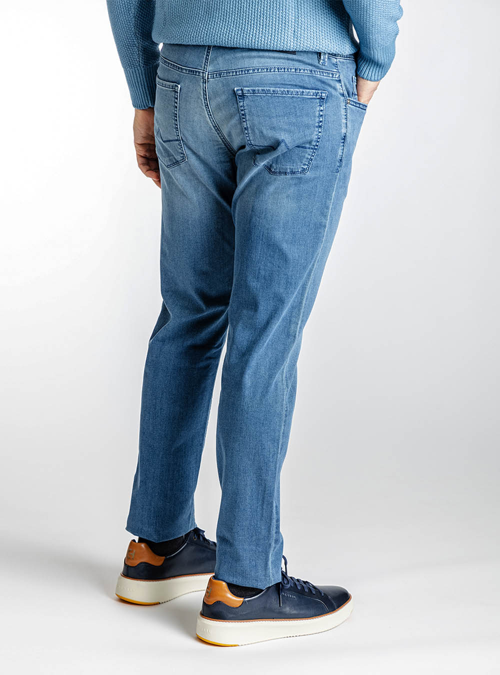 Alberto Mid Wash Featherlight  Denim