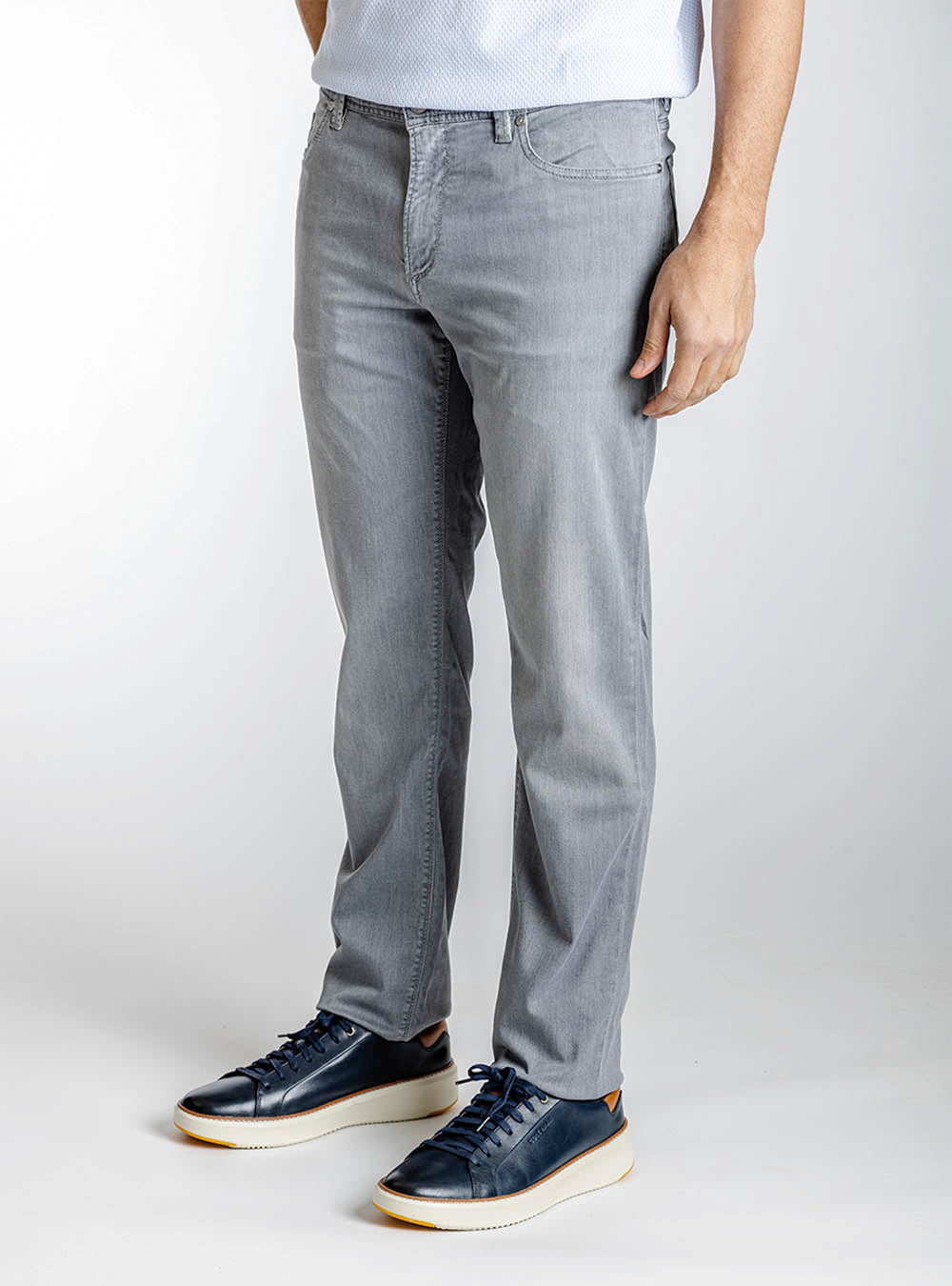 Alberto Graphite Denim