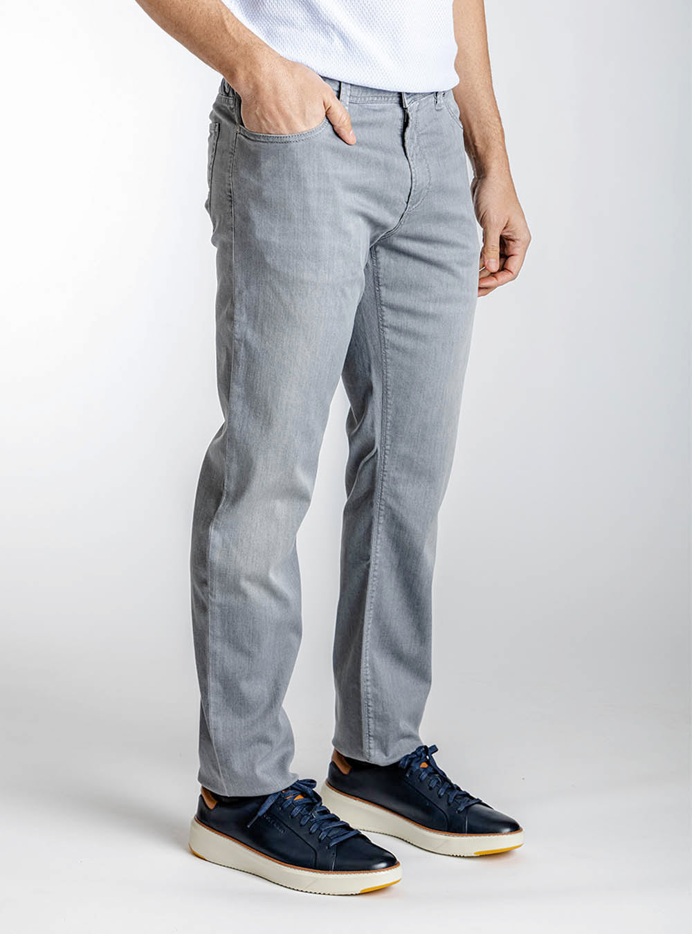 Alberto Graphite Denim