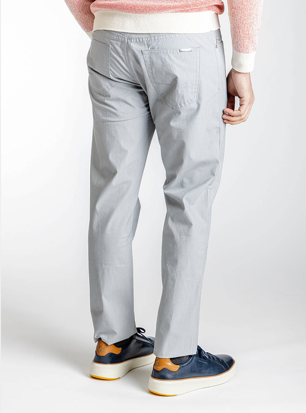 Alberto Soft Grey Featherlight Denim
