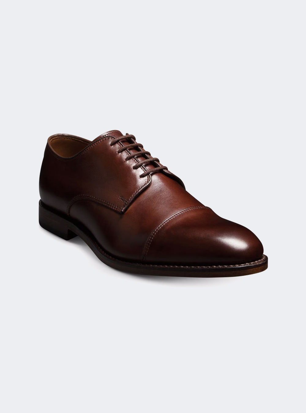 Allen Edmonds Park Avenue Cap-toe Derby Dress Shoe - Mahogany