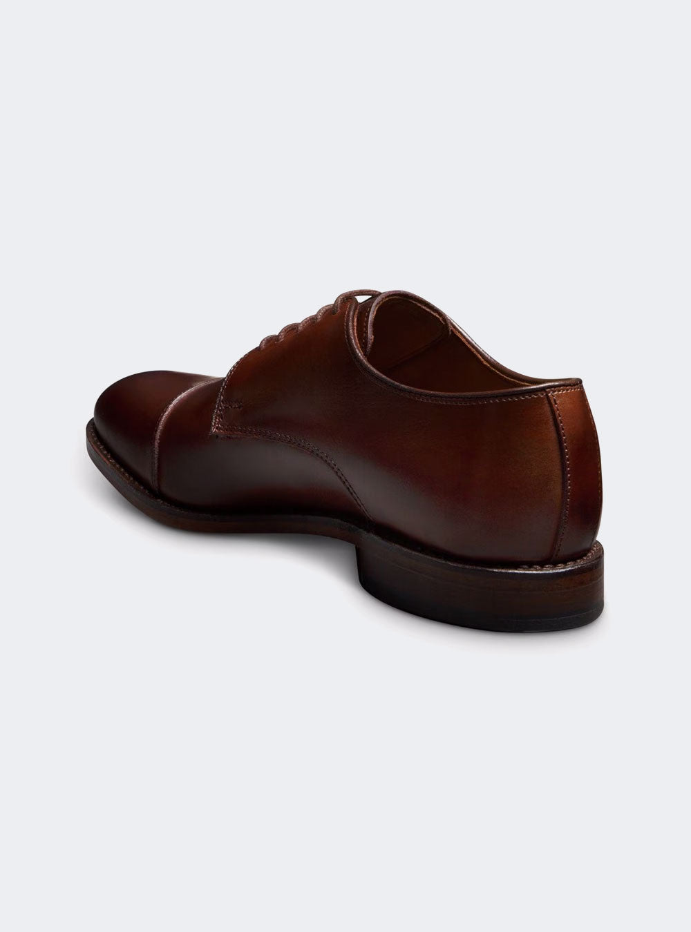 Allen Edmonds Park Avenue Cap-toe Derby Dress Shoe - Mahogany