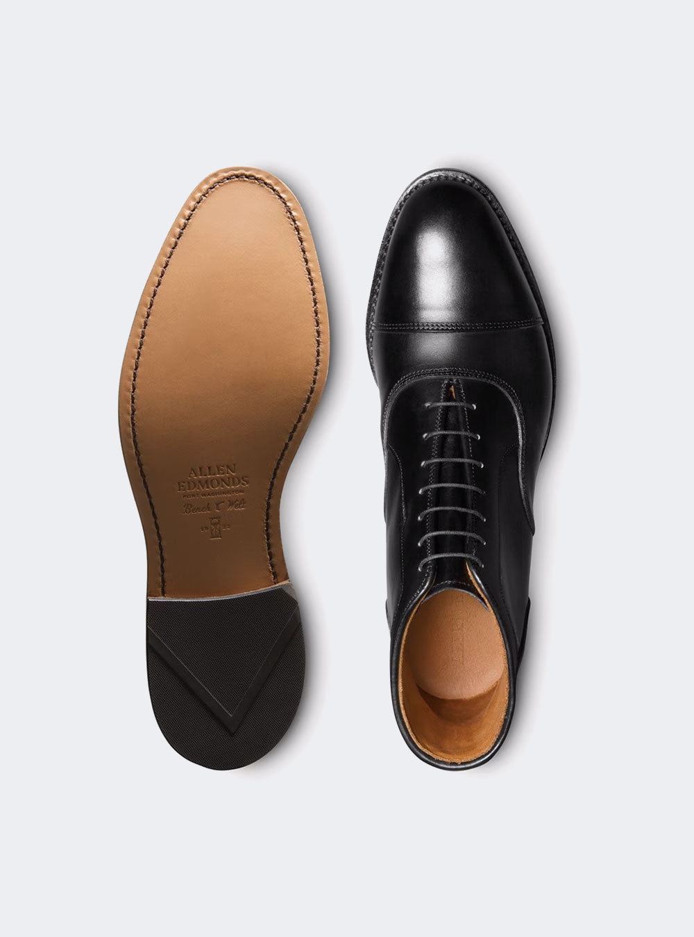 Allen Edmonds Park Avenue Cap-toe Oxford Dress Boot - Black