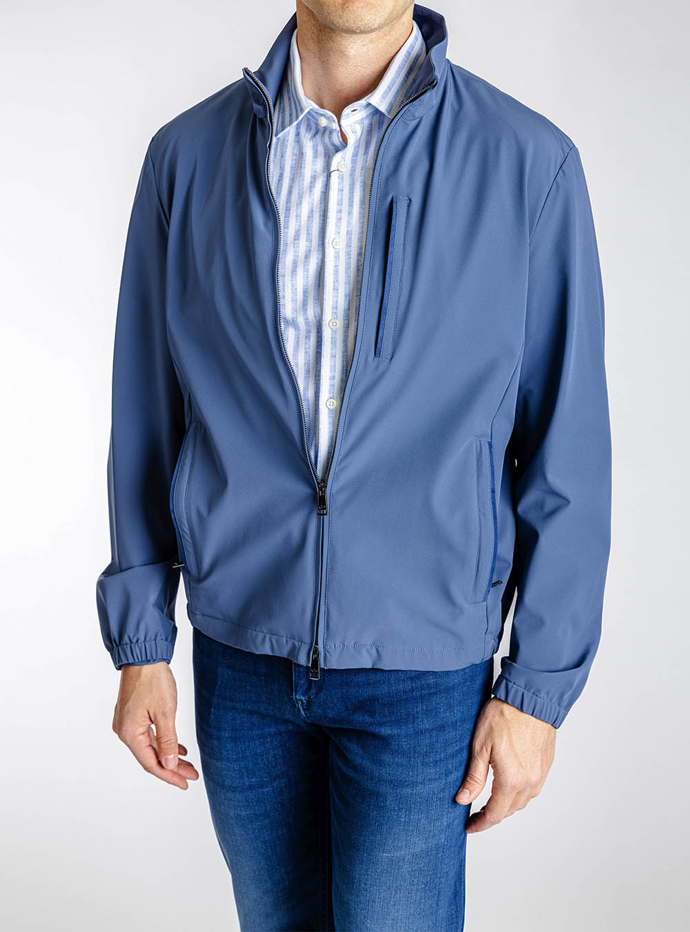 Paul & Shark Light Blue Windbreaker