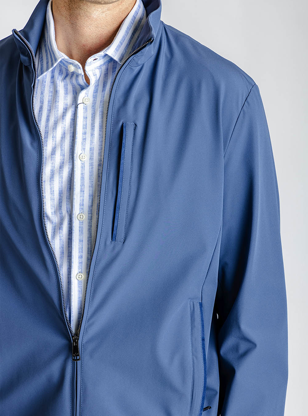 Paul & Shark Light Blue Windbreaker