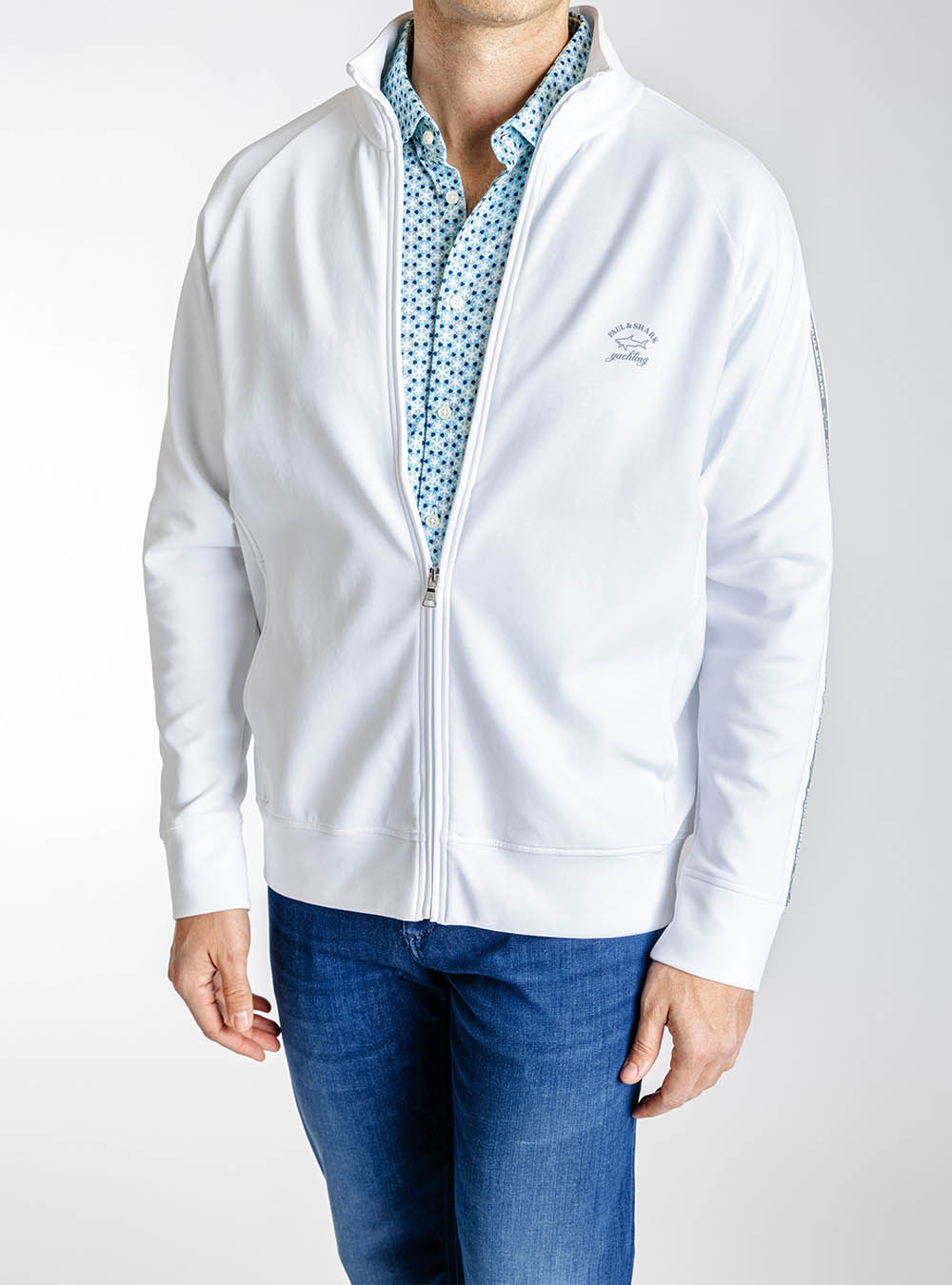Paul & Shark White Track Jacket