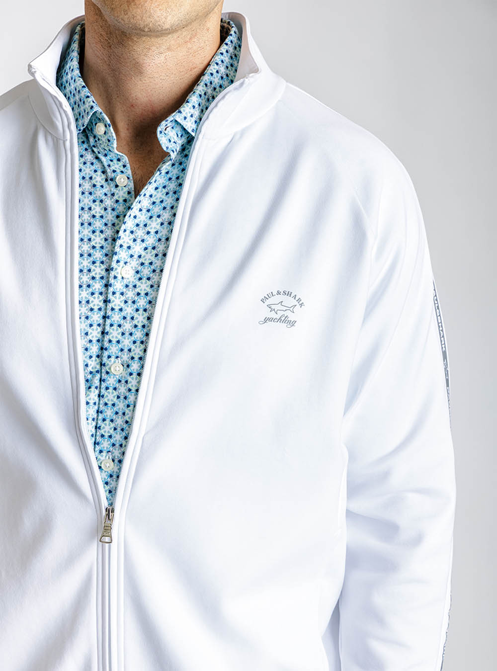 Paul & Shark White Track Jacket