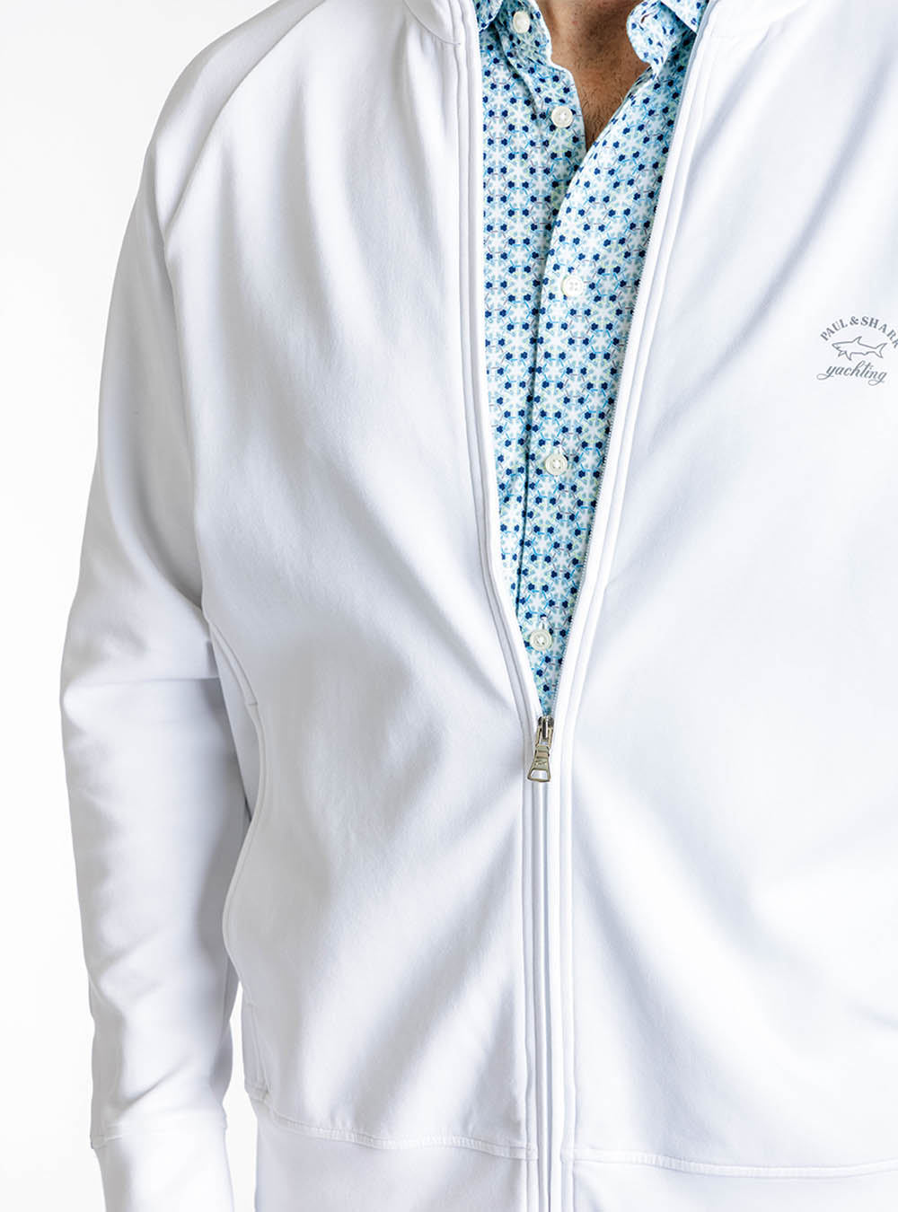 Paul & Shark White Track Jacket