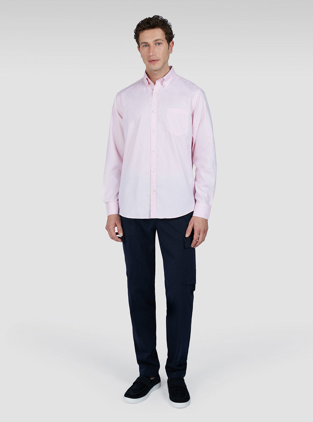 Paul & Shark Summer Oxford Cotton Shirt - Light Pink