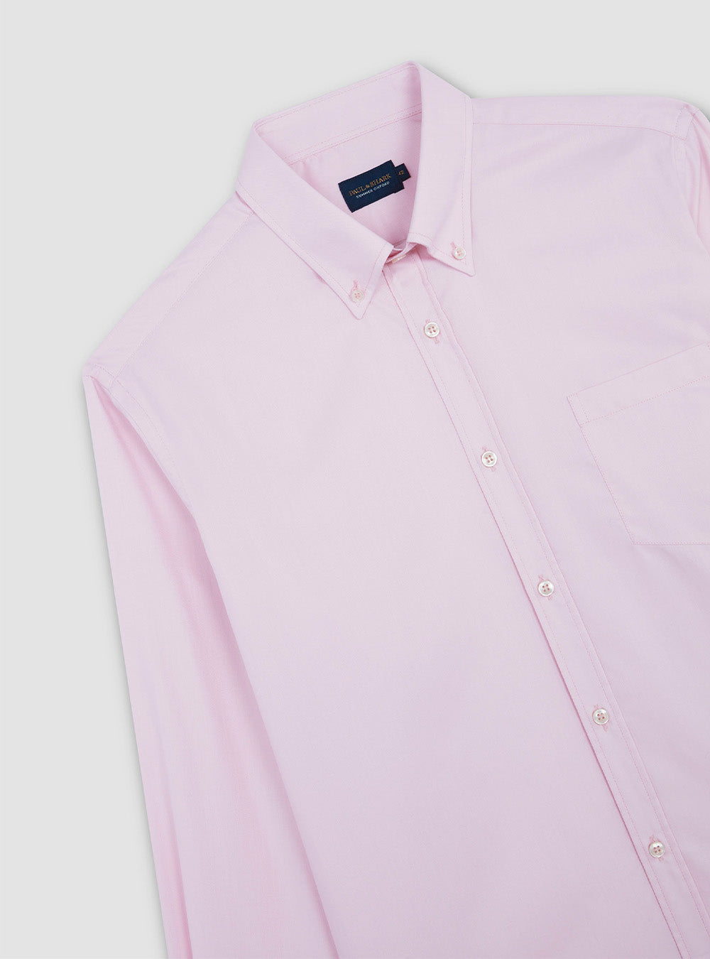 Paul & Shark Summer Oxford Cotton Shirt - Light Pink