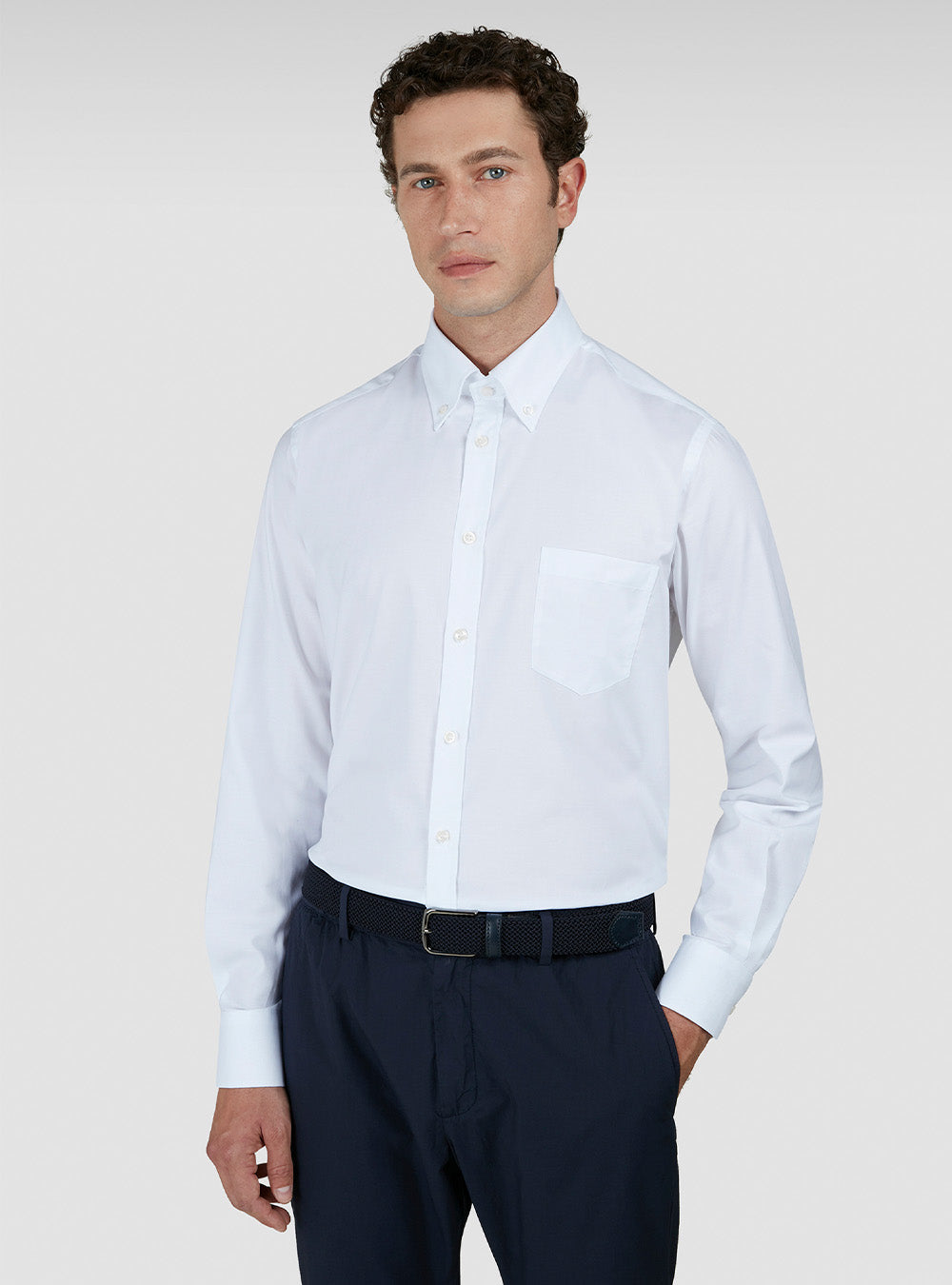 Paul & Shark Summer Oxford Cotton Shirt - White