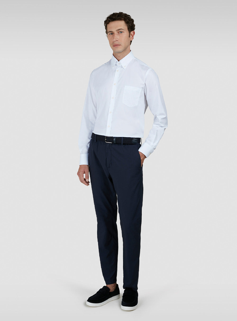 Paul & Shark Summer Oxford Cotton Shirt - White
