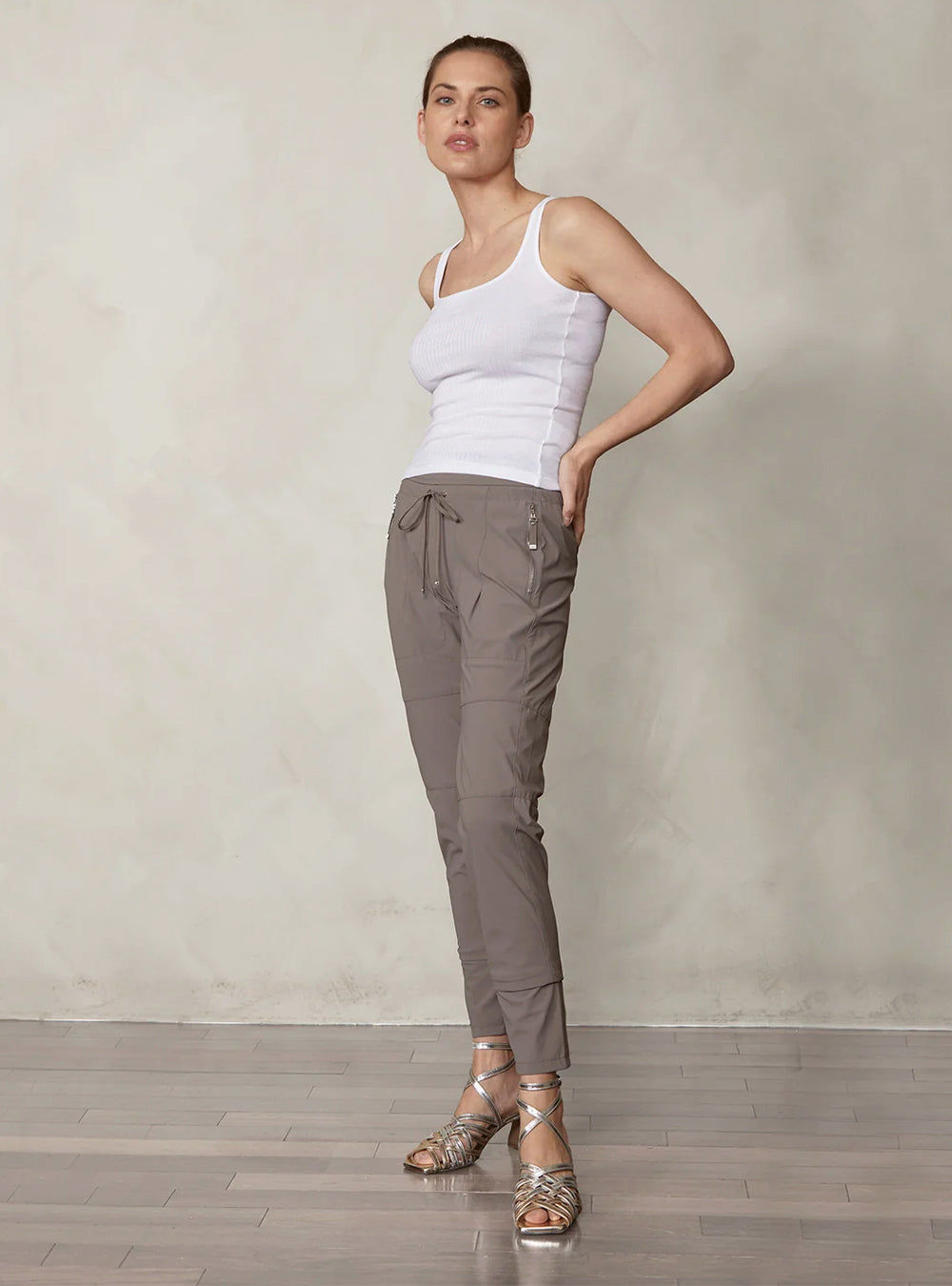 Raffaello Rossi Candy Pant - Taupe