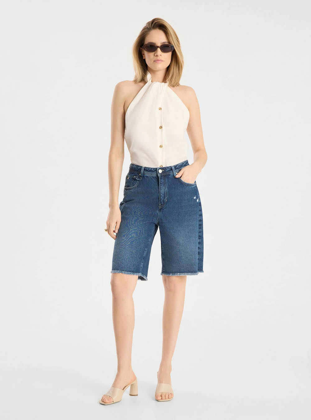 Raffaello Rossi Tonya Short Denim