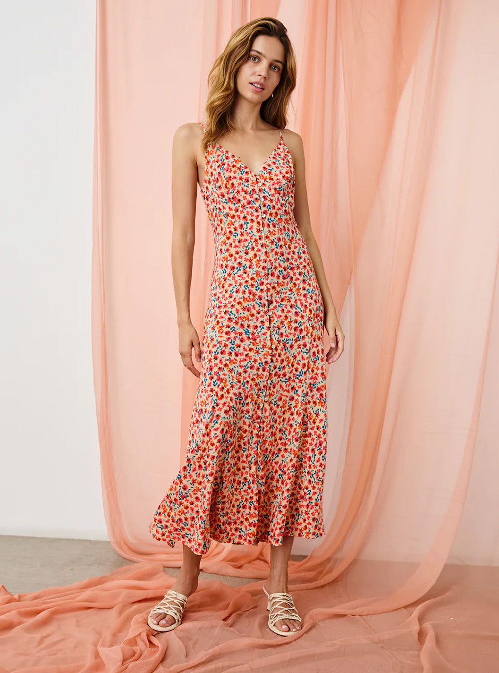 Rails Florian Dress - Red Poppy