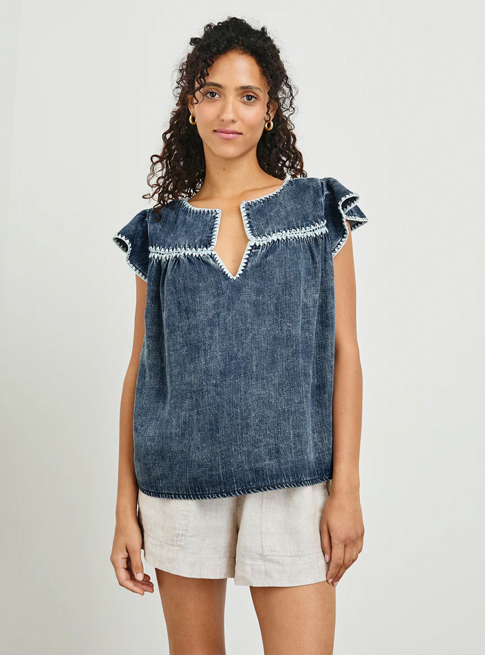 Rails Tafia Top - Classic Blue