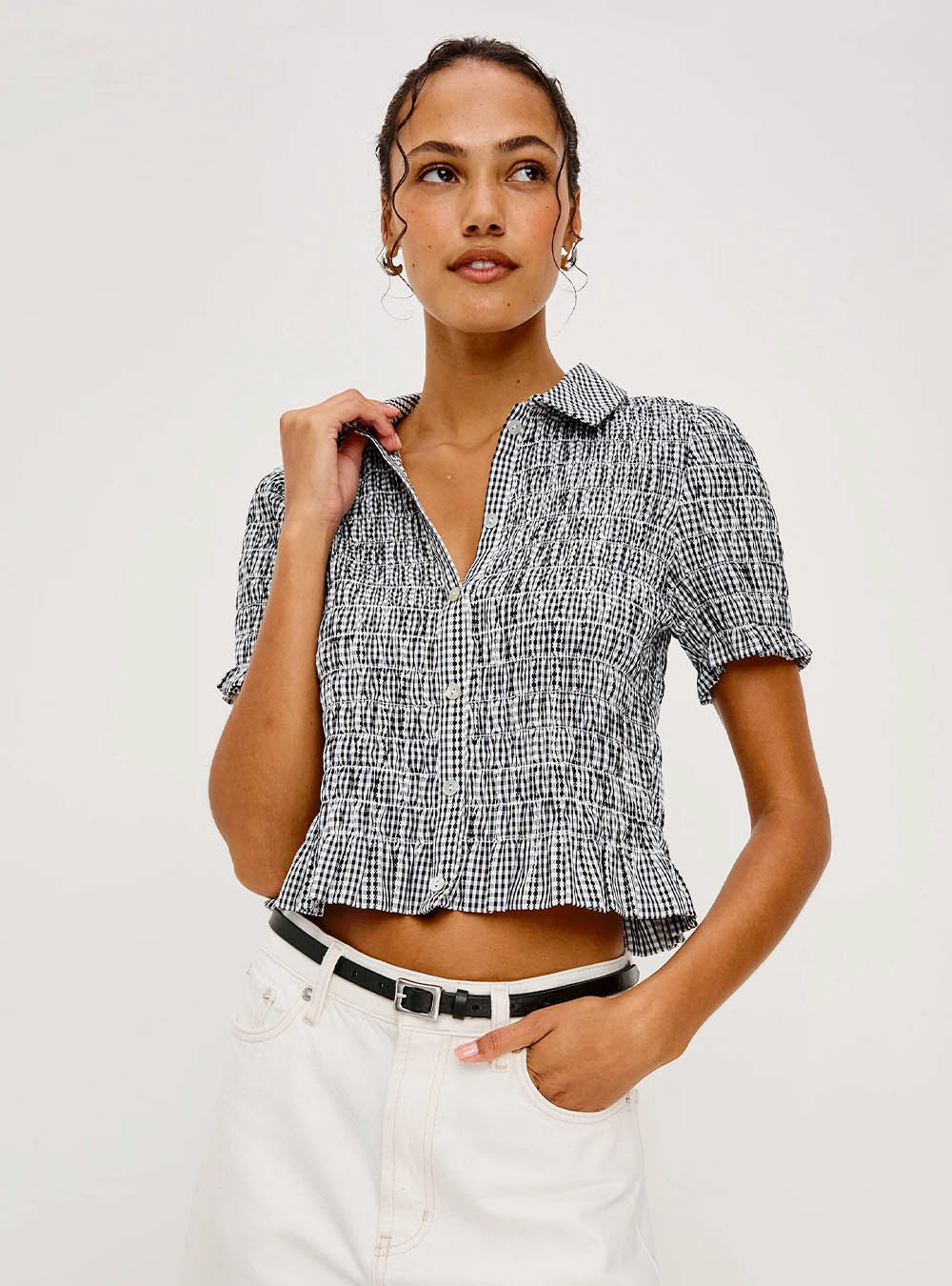 Rails Alron Shirt - Black Gingham