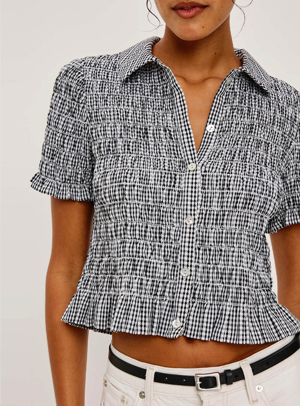 Rails Alron Shirt - Black Gingham