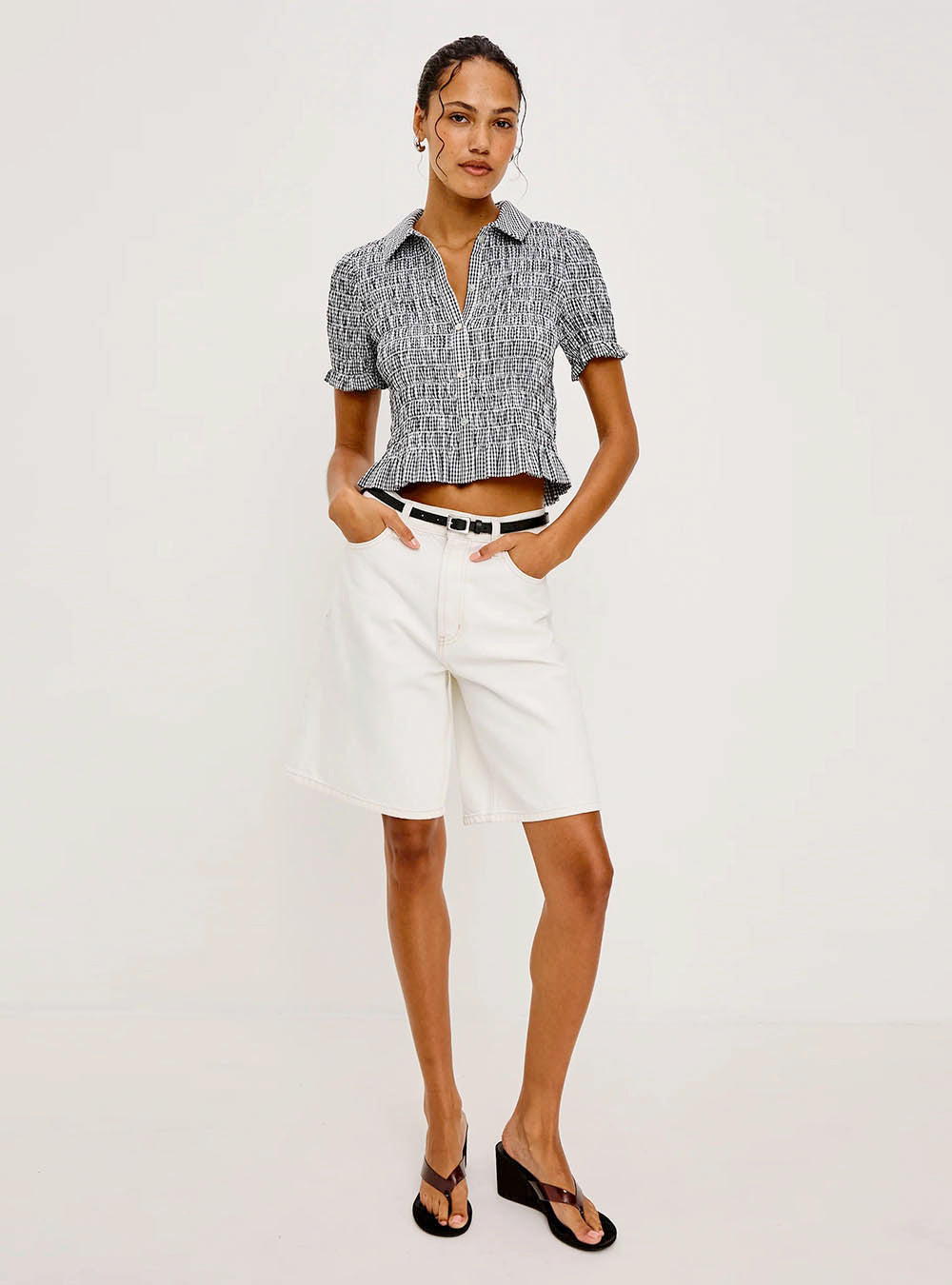 Rails Alron Shirt - Black Gingham