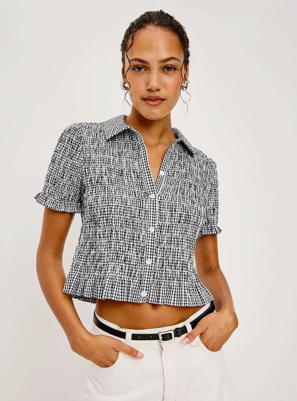 Rails Alron Shirt - Black Gingham