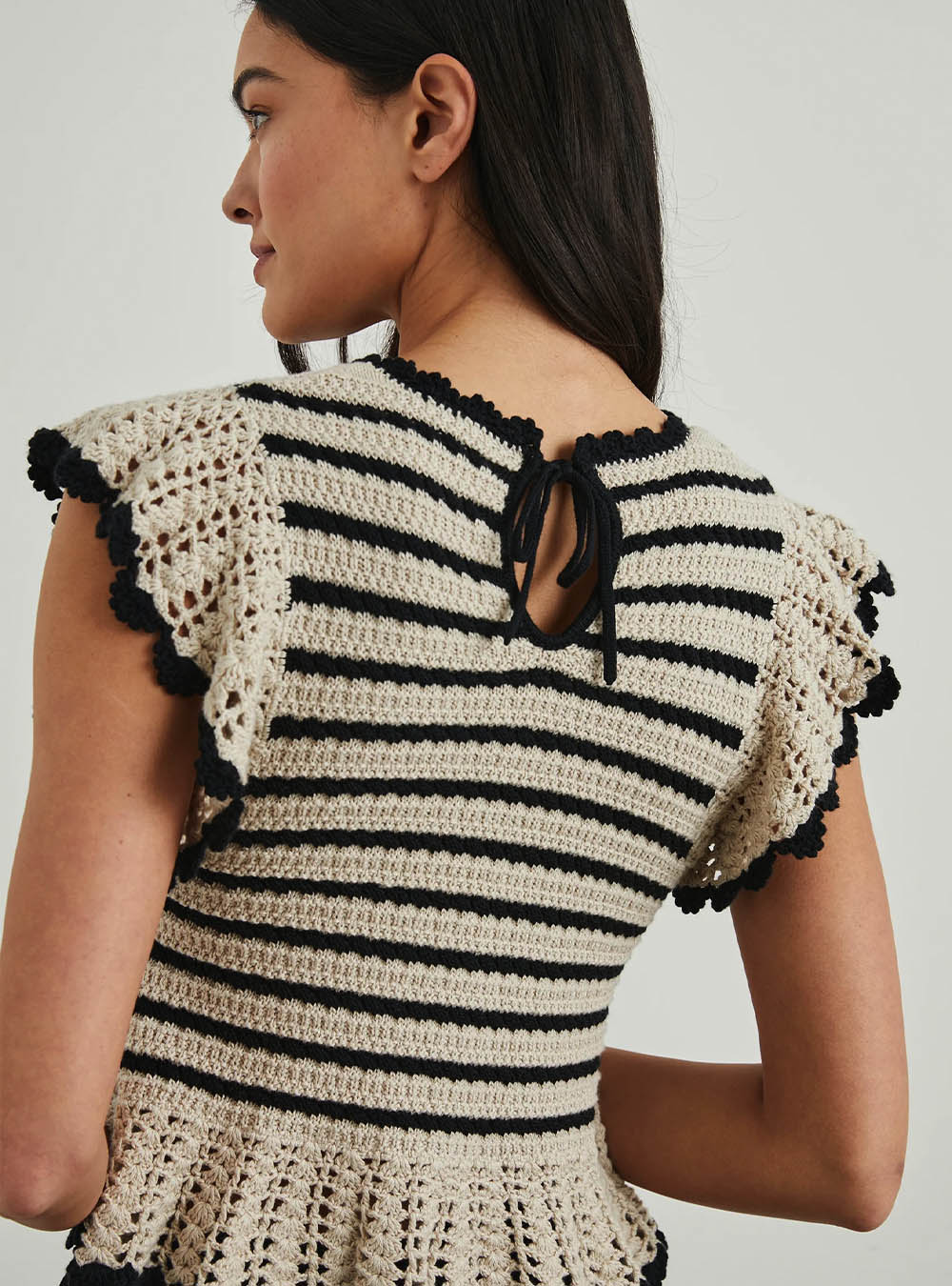 Rails Coen Top - Oatmeal Black