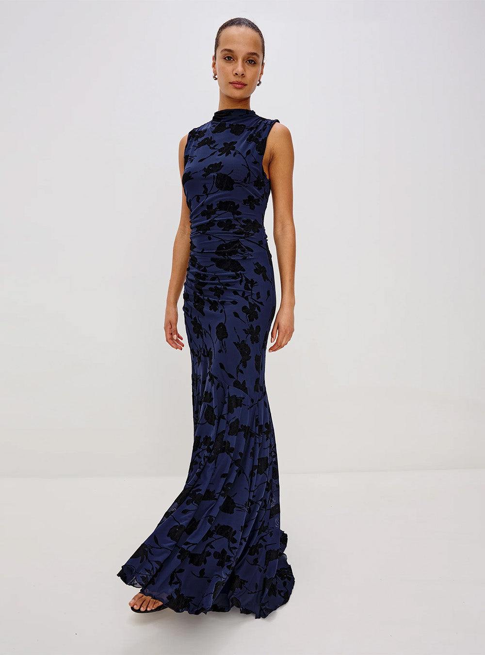 Rails Cosmos Dress - navy tossed roses