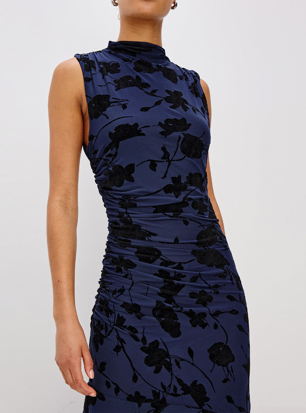 Rails Cosmos Dress - navy tossed roses