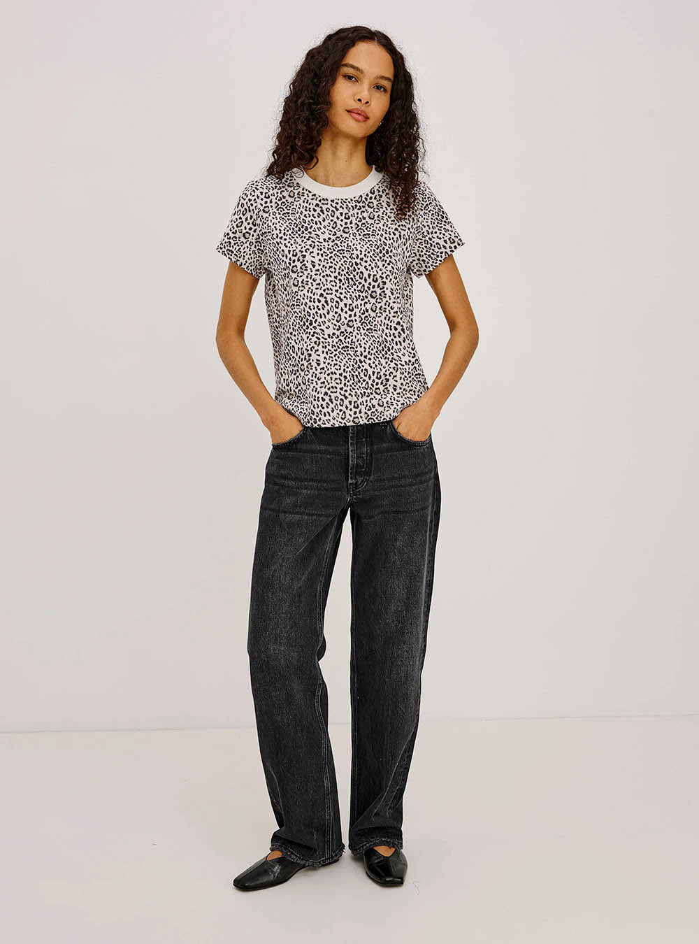 Rails Girlfriend t-shirt - Ecru Cheetah