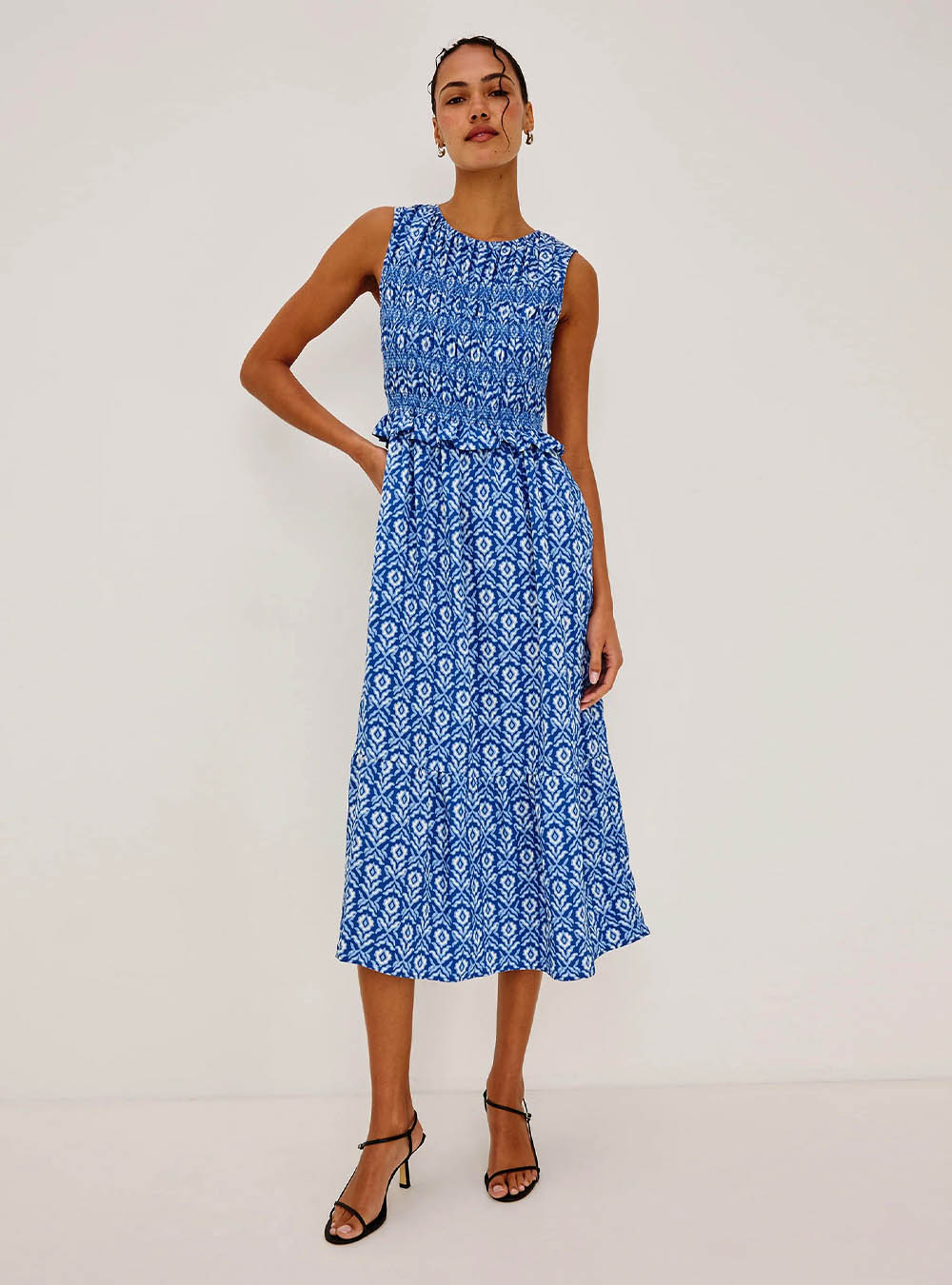 Rails Rialto Dress - Blue Ikat