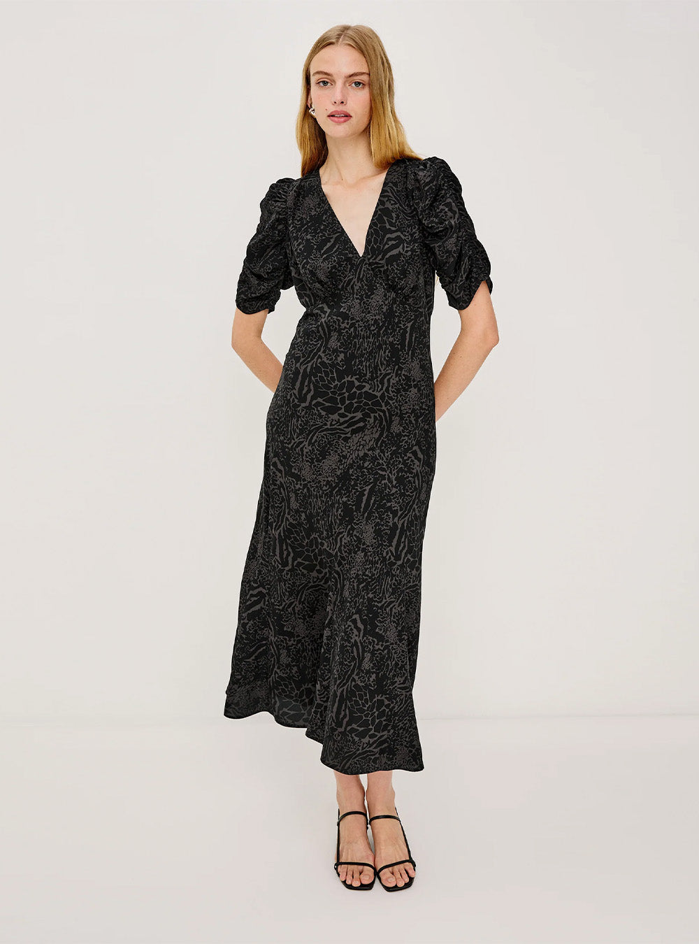 Rails Zariah Dress - Charcoal Mixed Animal