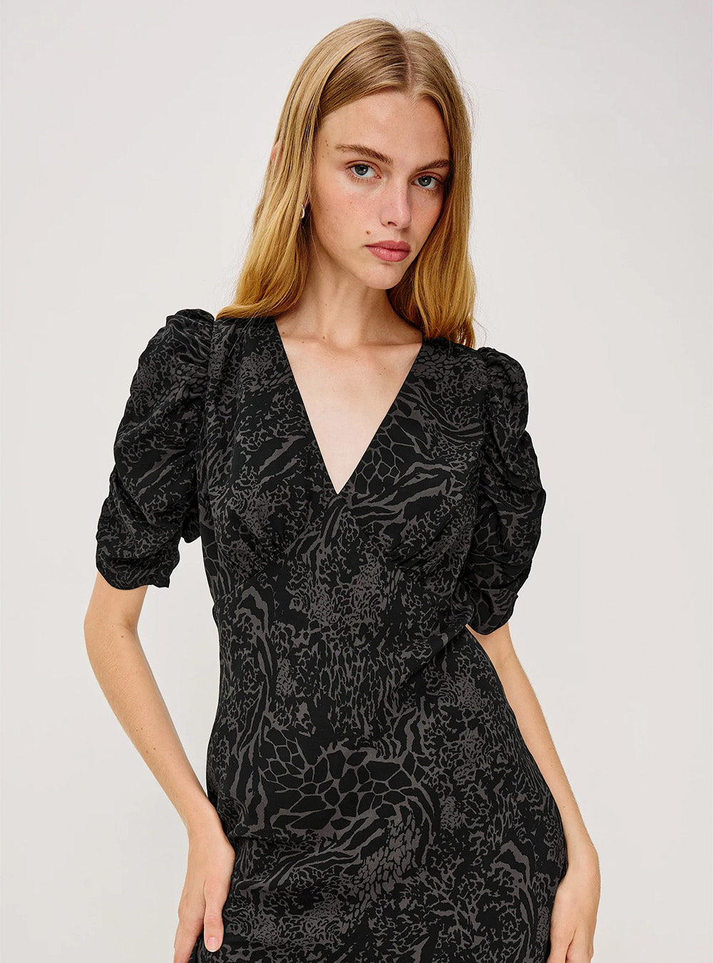 Rails Zariah Dress - Charcoal Mixed Animal