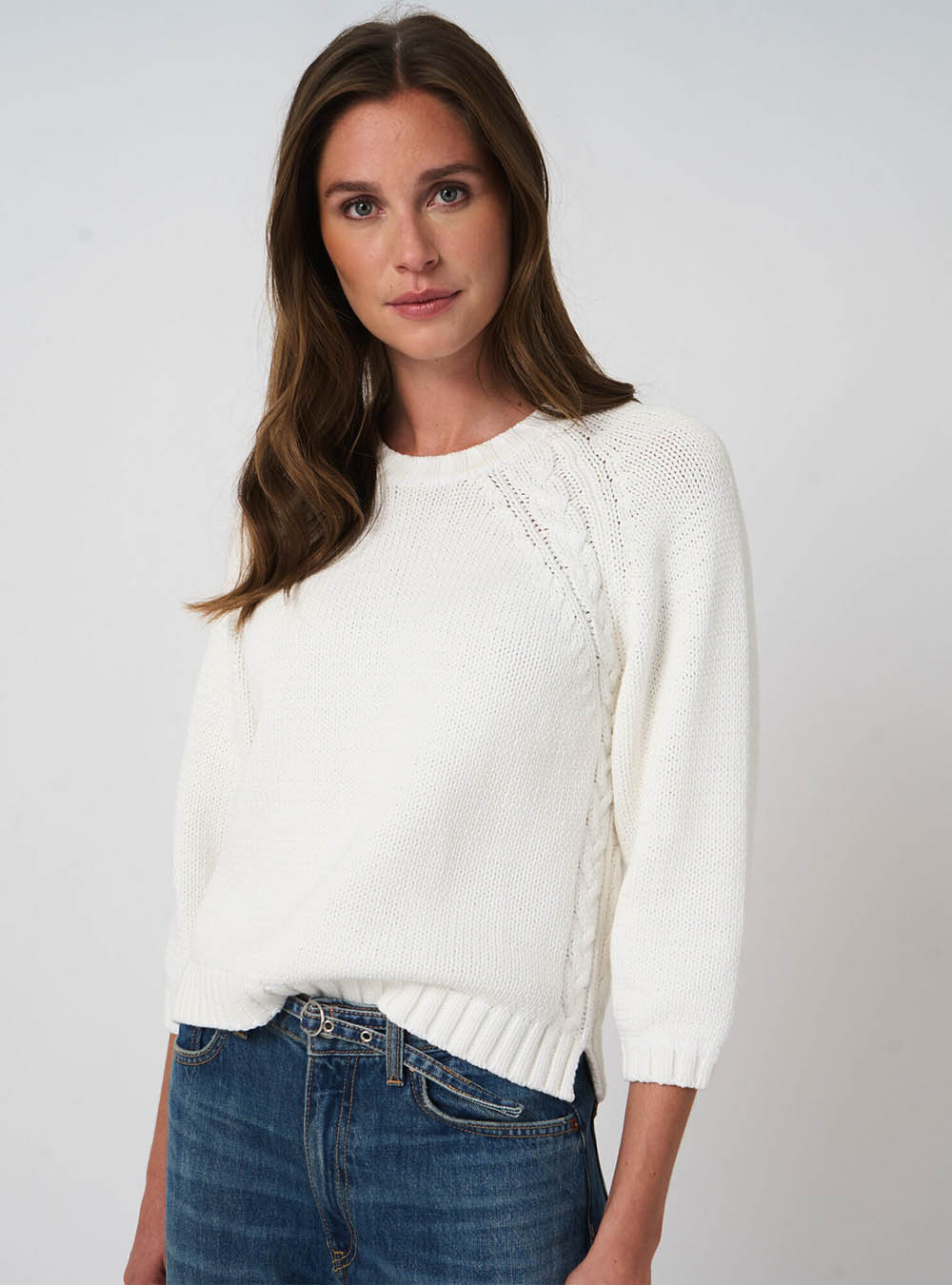 Repeat Cashmere Chunky Knit Cotton-Blend Sweater