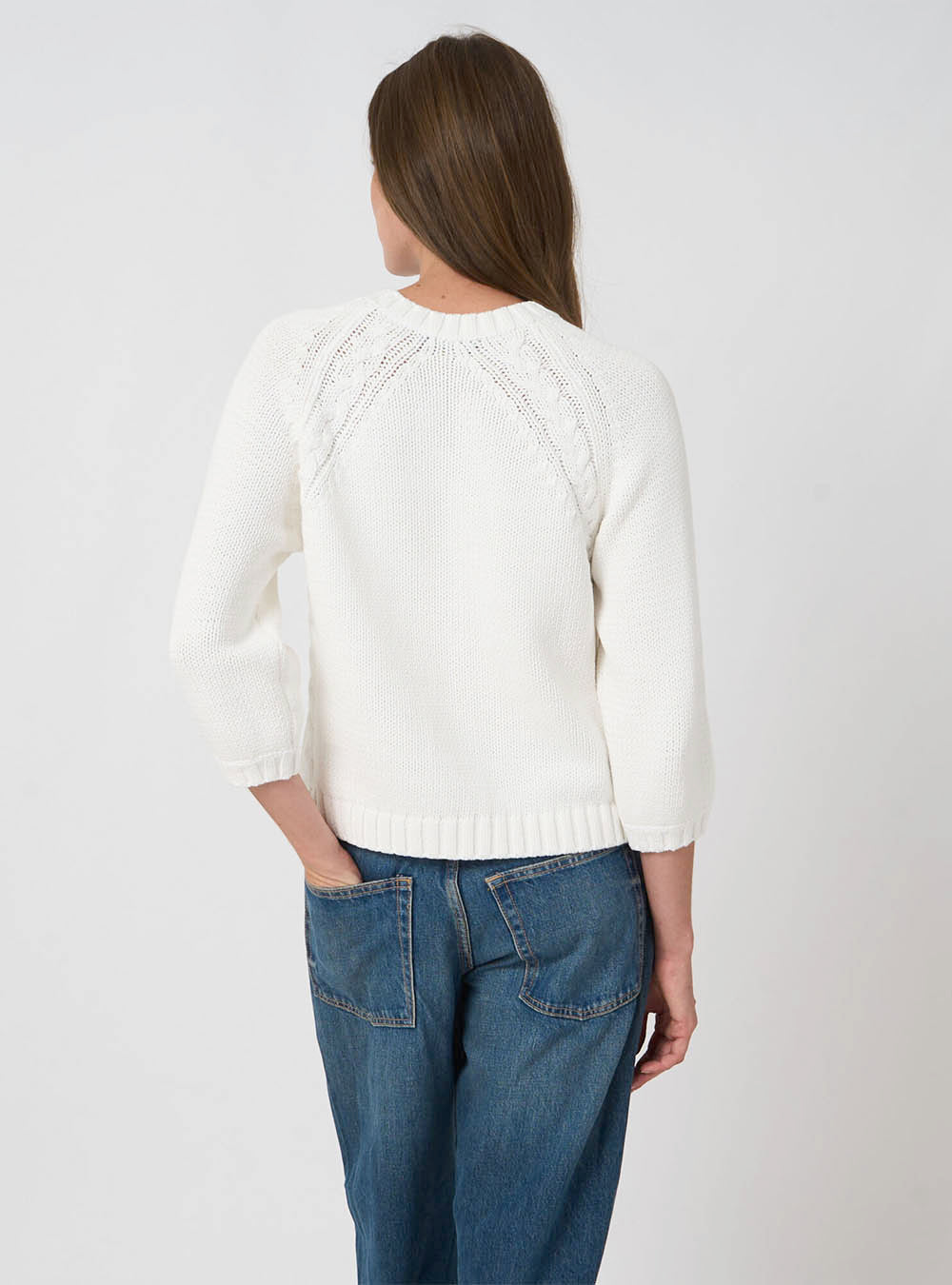 Repeat Cashmere Chunky Knit Cotton-Blend Sweater