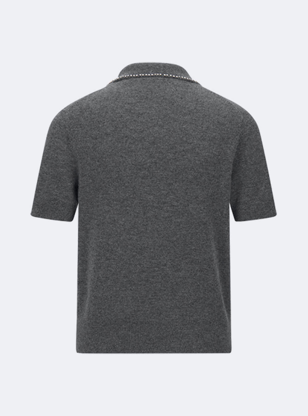 Riani Knitted Polo with Rhinestone Detail