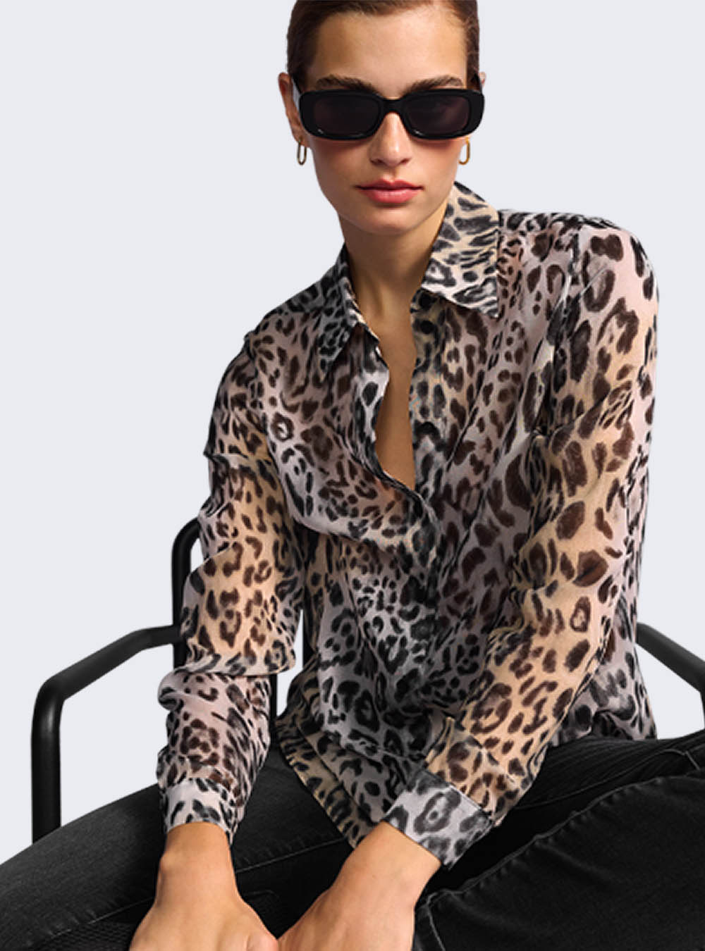 Riani Leo Print Blouse