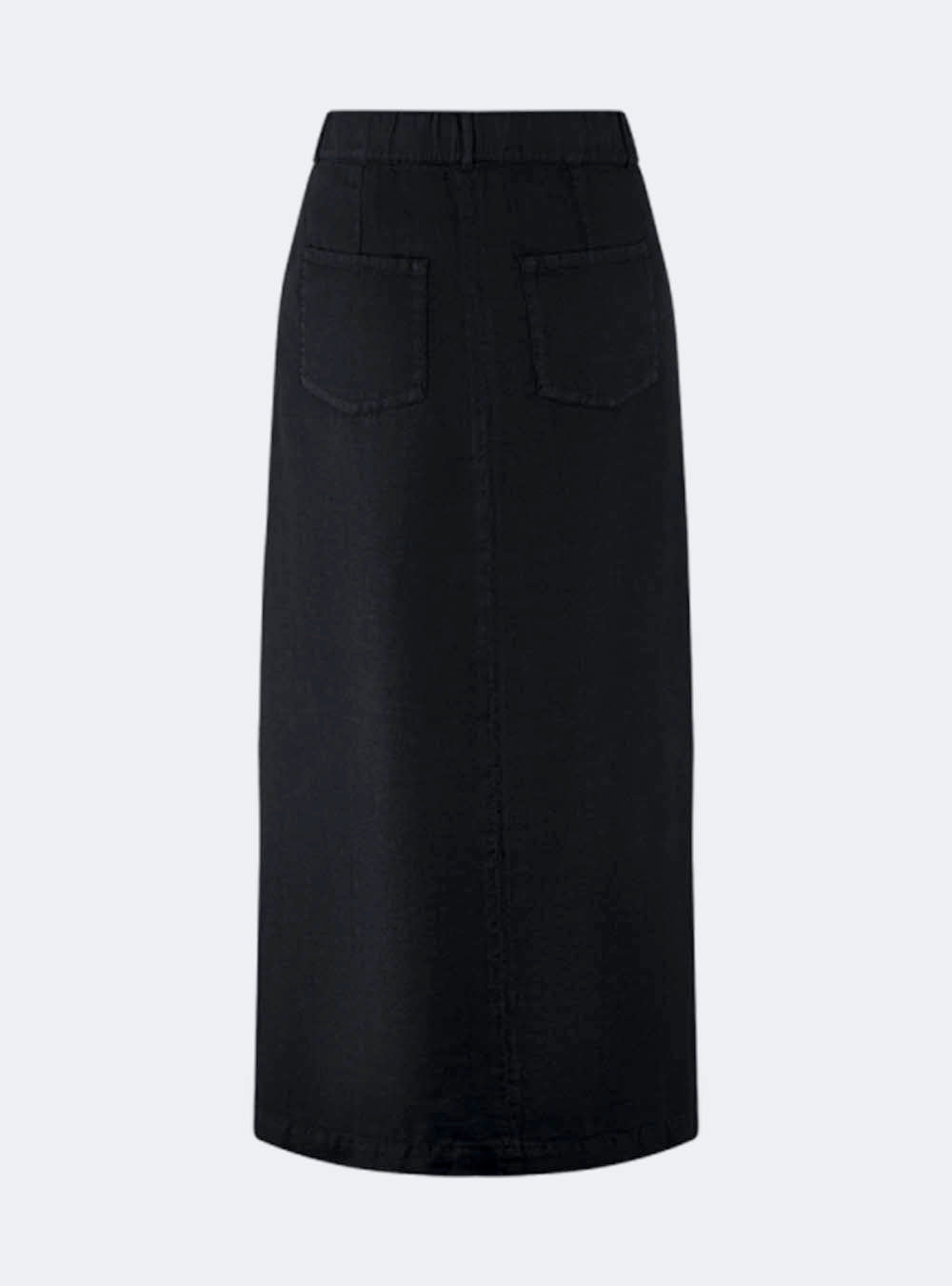 Riani Linen Skirt - Black