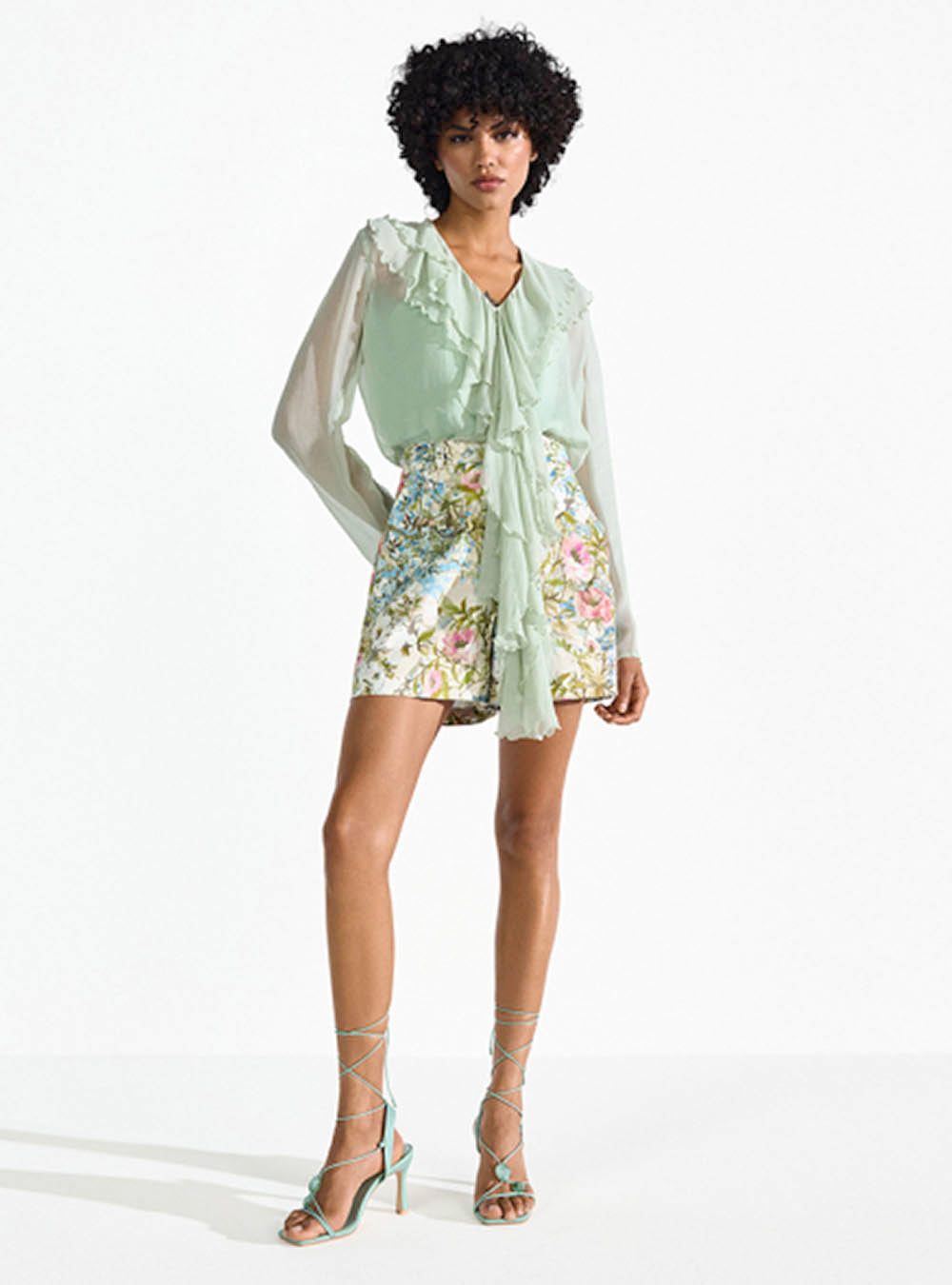 Riani Shorts With Floral Print - Multicoloured
