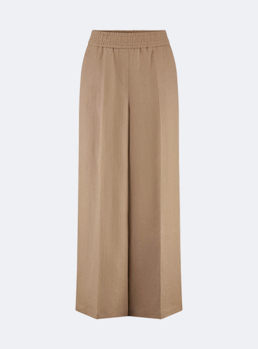 Riani Slip-on Linen Trousers - Coconut