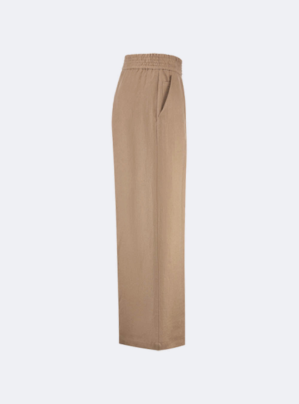 Riani Slip-on Linen Trousers - Coconut