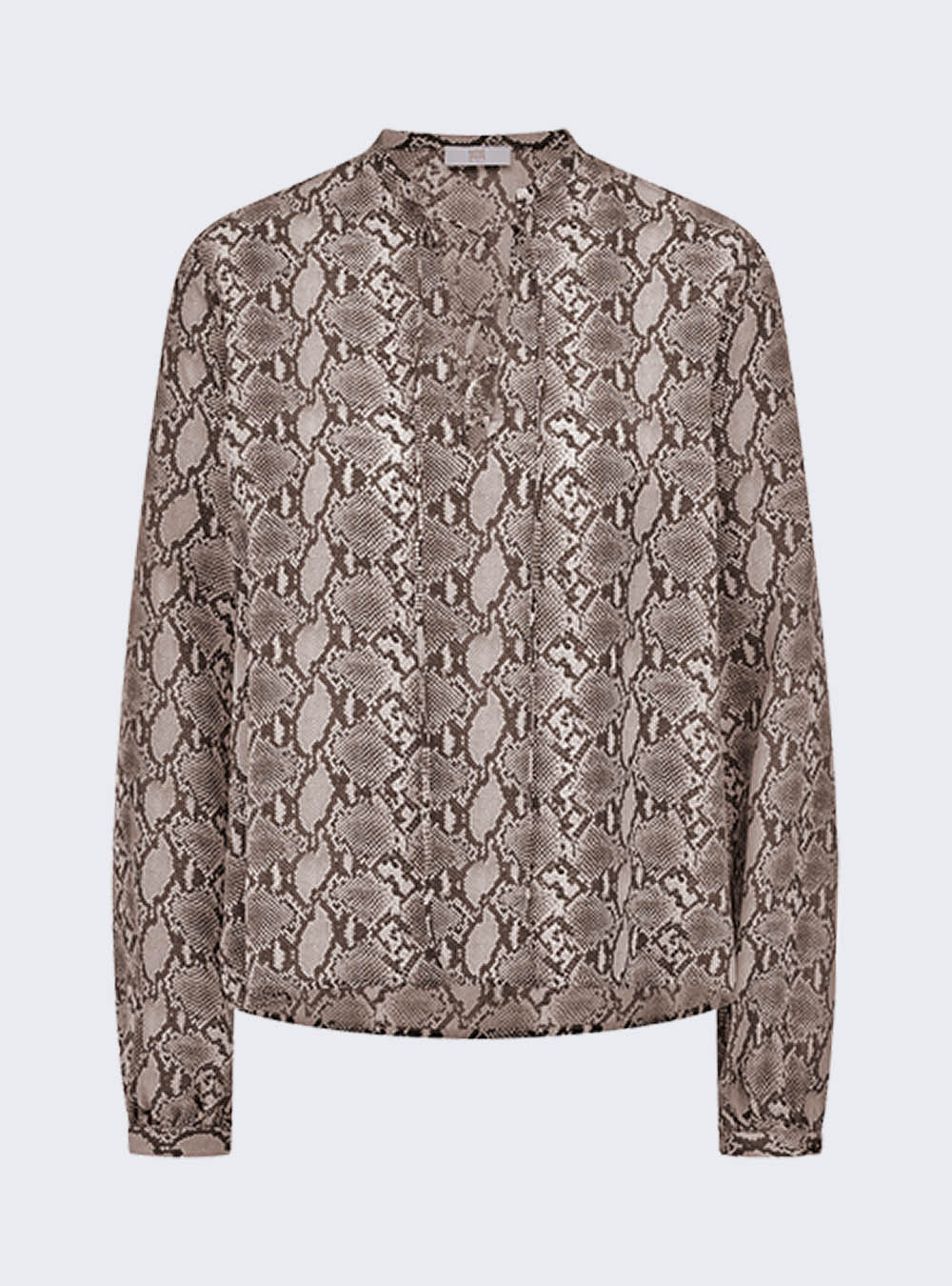 Riani Snake Print Blouse with Lacing