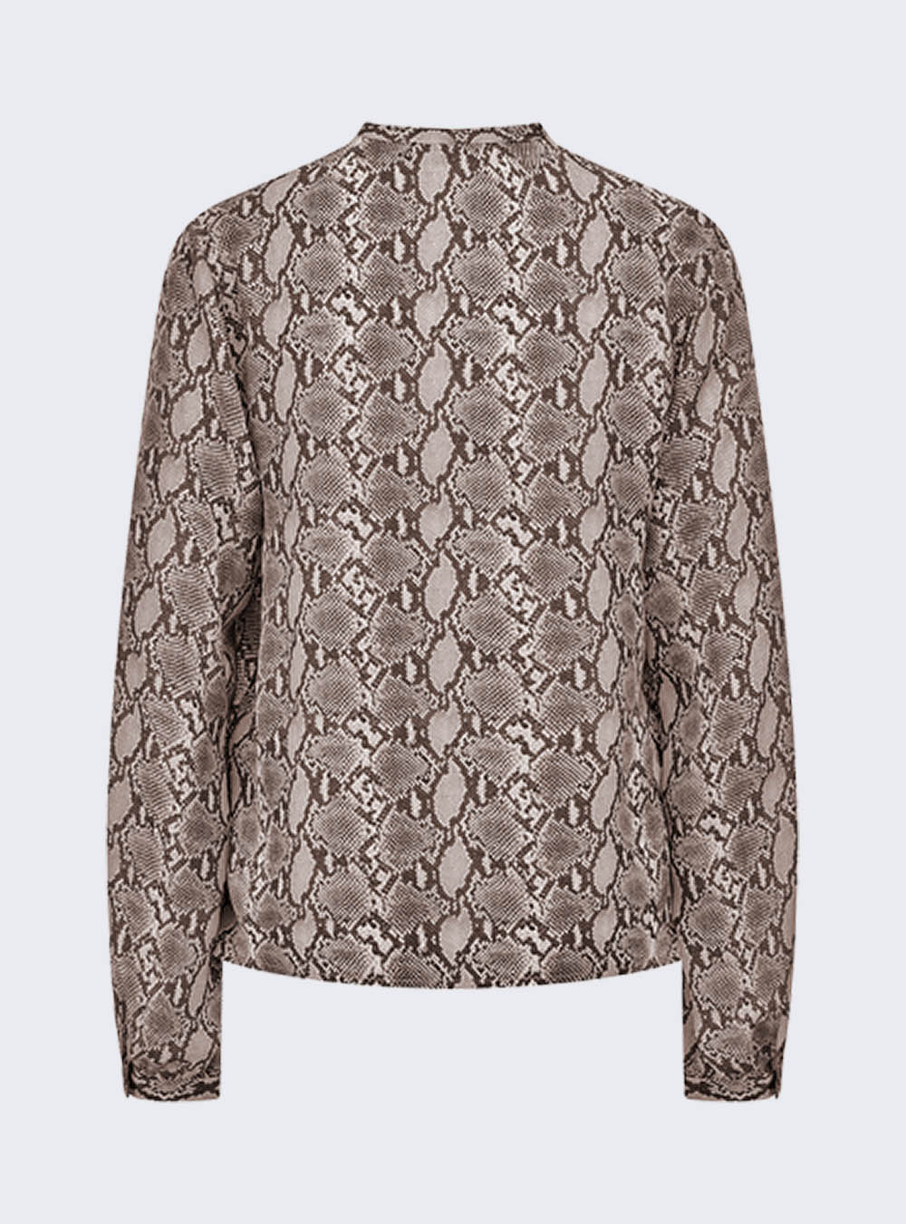 Riani Snake Print Blouse with Lacing