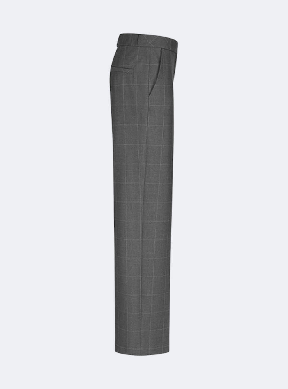 Riani Wide Fit Trousers with Check Pattern