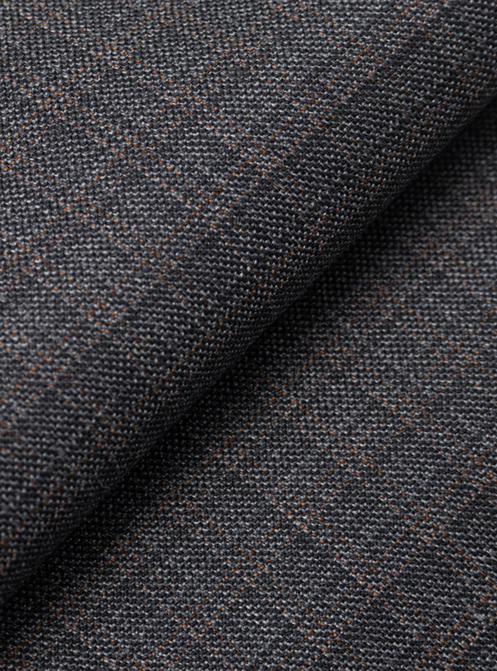 Samuelsohn Grey and Caramel Super 140’s Checked Suit