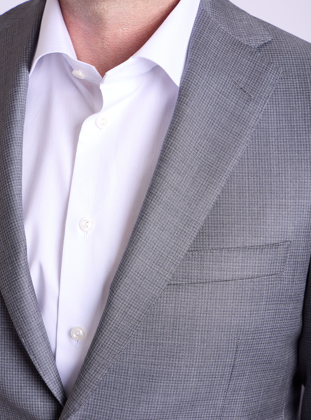 Samuelsohn Grey Houndstooth Suit