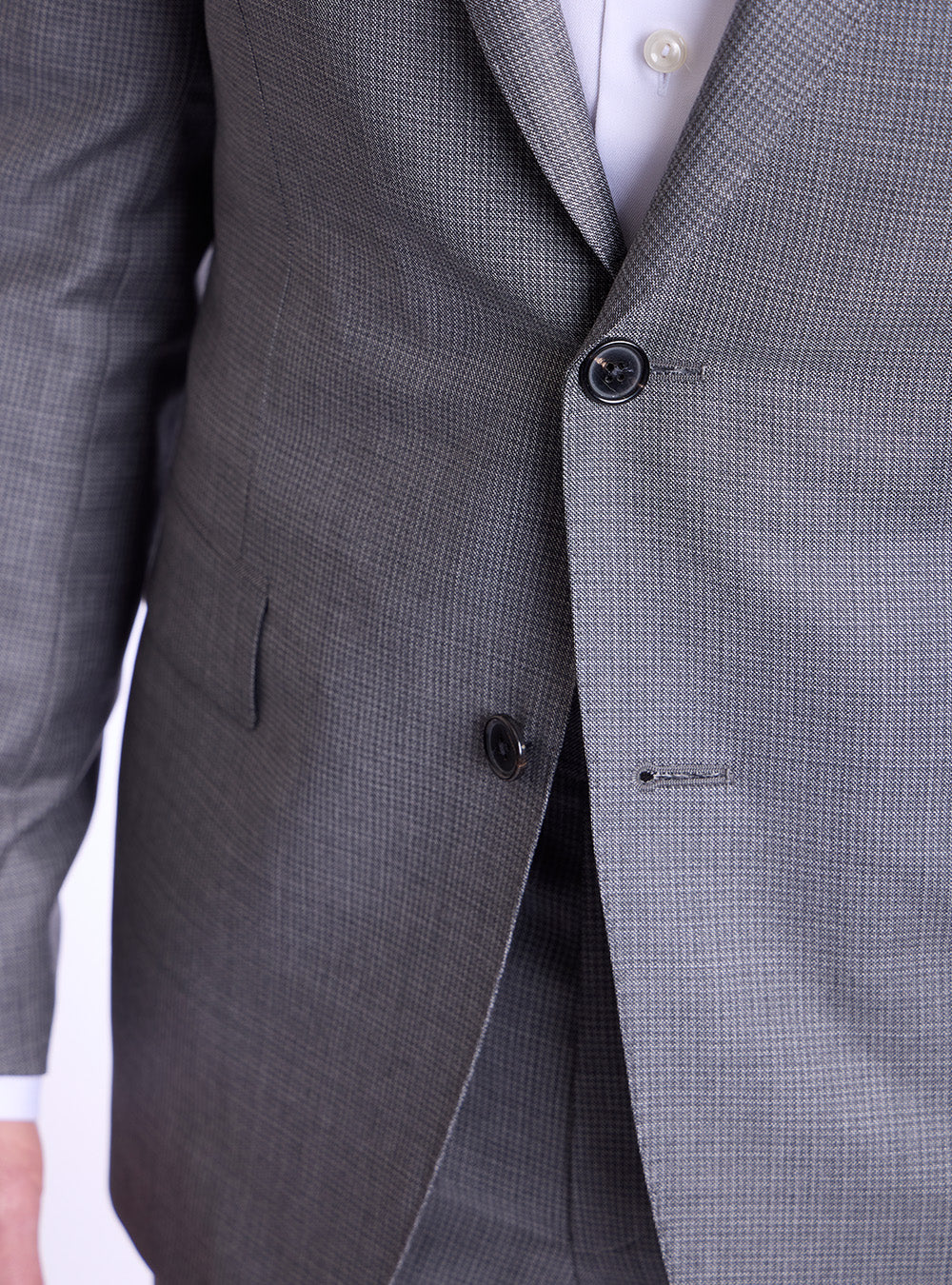 Samuelsohn Grey Houndstooth Suit