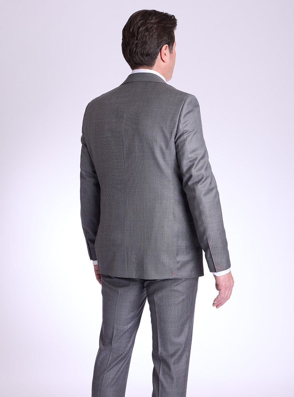 Samuelsohn Grey Houndstooth Suit