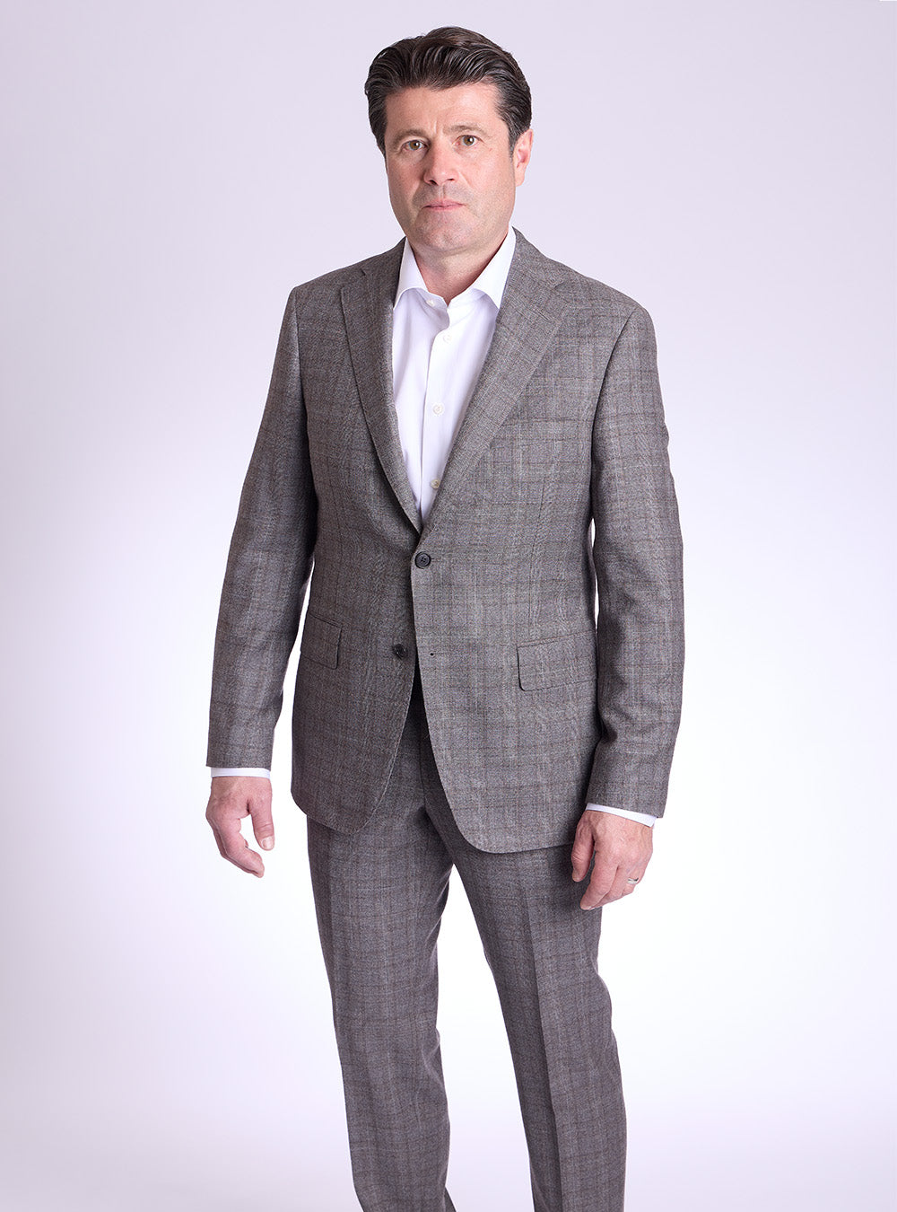 Samuelsohn Grey Price of Wales Suit