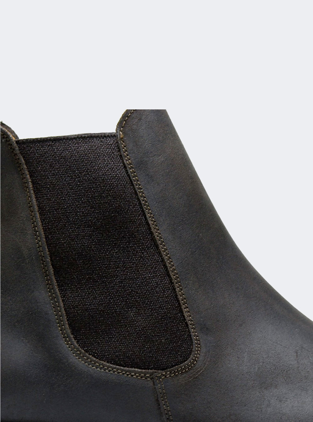 Sanders 1990 Chelsea Boot - Kenia Dark Brown Waxy Suede