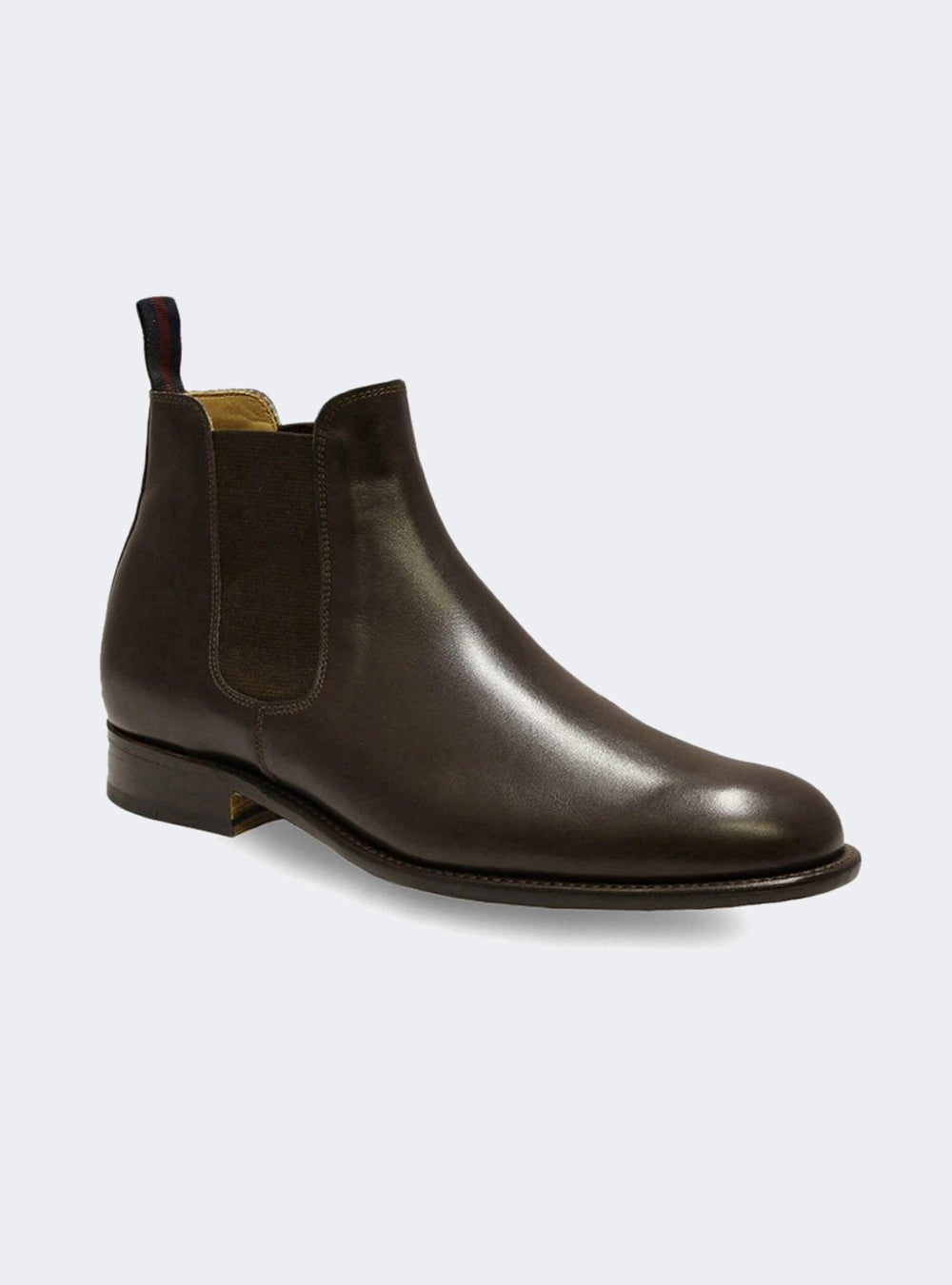 Sanders 1993 Dress Chelsea Boot - Dark Brown Calf