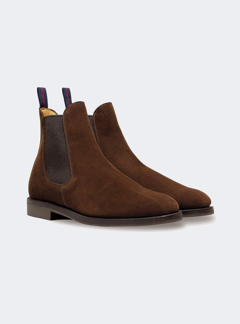 Sanders 2310 Chelsea Boot - Polo Snuff Suede